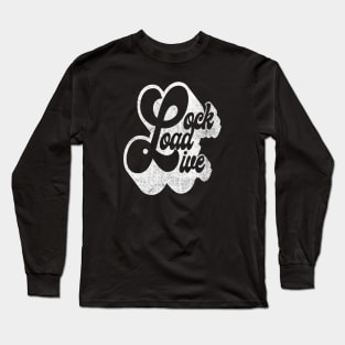 Lock Load Live white Long Sleeve T-Shirt